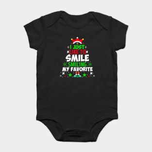 I Just Like To Smile Smiling Is My Favorite Baby Bodysuit